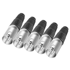 Larkin 5 Adet XLR Erkek Male 3 Pinli Konnektör - Larkin