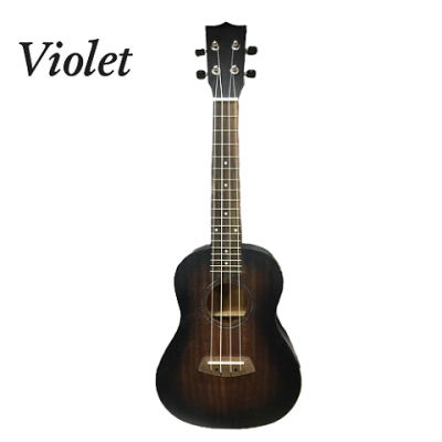 Violet NK-21 Concert Siyah Ukulele - 1