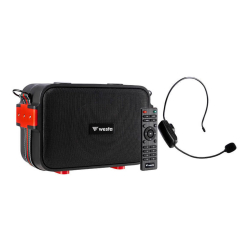 Westa WAP-500T Kafa Tipi Headset Mikrofon Şarjlı Blutooth Taşınabilir Hoparlör Seti - Westa