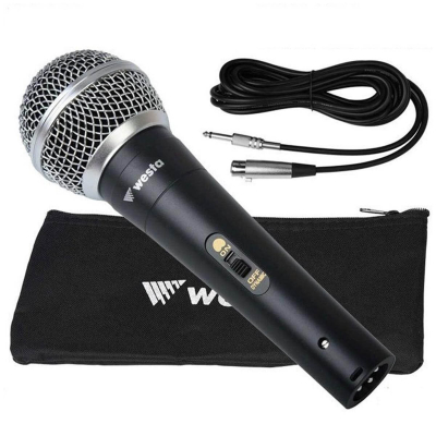 Westa WM-580 Dinamik Sahne El Vokal Kablolu Mikrofon - 2