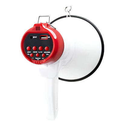 Westa WM-80PU Type-C 80 Watt USB'li Sirenli Şarjlı Bluetooth Megafon - 3