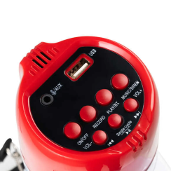 Westa WM-80PU Type-C 80 Watt USB'li Sirenli Şarjlı Bluetooth Megafon - 2