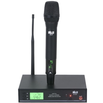 Wöller W-301E Tek El Kablosuz Vokal Mikrofon Seti - 1