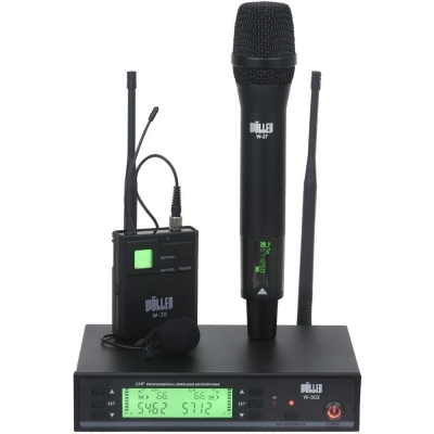 Wöller W-302EY El ve Yaka Tipi Kablosuz Mikrofon Seti - 1
