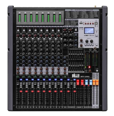 Wöller WFP-12PRO 12 Kanal Power Mikser - 1