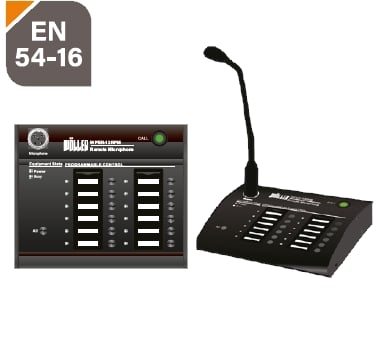 Wöller WPER-12RPM EN54 Acil Anons Mikrofon Ünitesi - 1