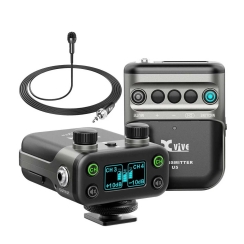 Xvive U5 Kamera DSLR Tek Yaka Kablosuz Mikrofon Seti - 1