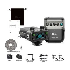 Xvive U5 Kamera DSLR Tek Yaka Kablosuz Mikrofon Seti - 2