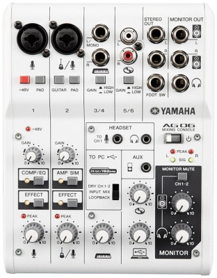Yamaha AG06 6 Kanal Mikser - 1