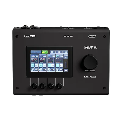 Yamaha URX22 4 Giriş 2 Çıkış Dokunmatik Ekranlı USB Ses Kartı - 1