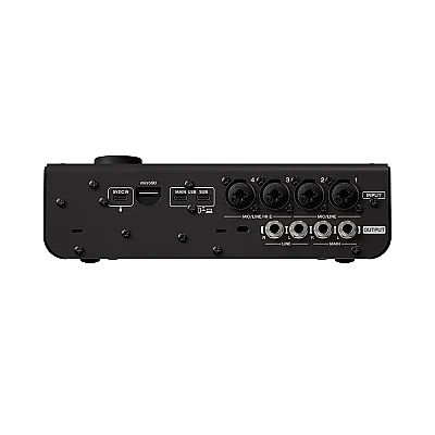Yamaha URX44 6 Giriş 4 Çıkış Dokunmatik Ekran MicroSD USB Ses Kartı - 4