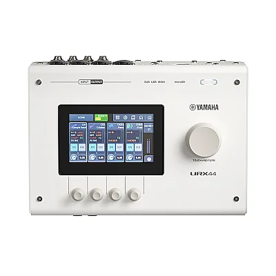 Yamaha URX44 6 Giriş 4 Çıkış Dokunmatik Ekran MicroSD USB Ses Kartı - 8