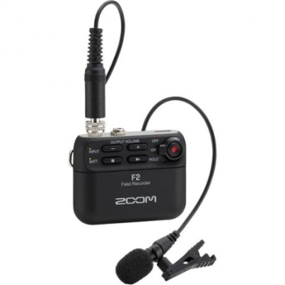 Zoom F2 Kablosuz Telsiz Yaka Mikrofonu ve Kayıt Cihazı - 1