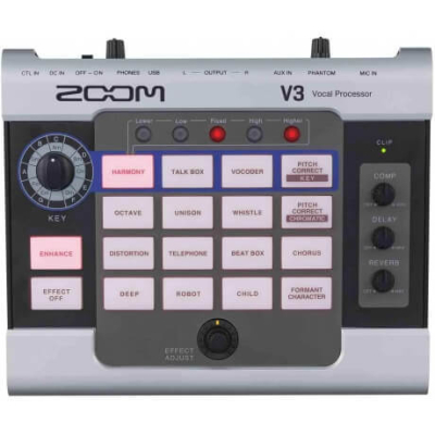Zoom V3 Multi Efekt Vokal Prosesörü - 1